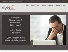 Tablet Screenshot of eyeson.com.au